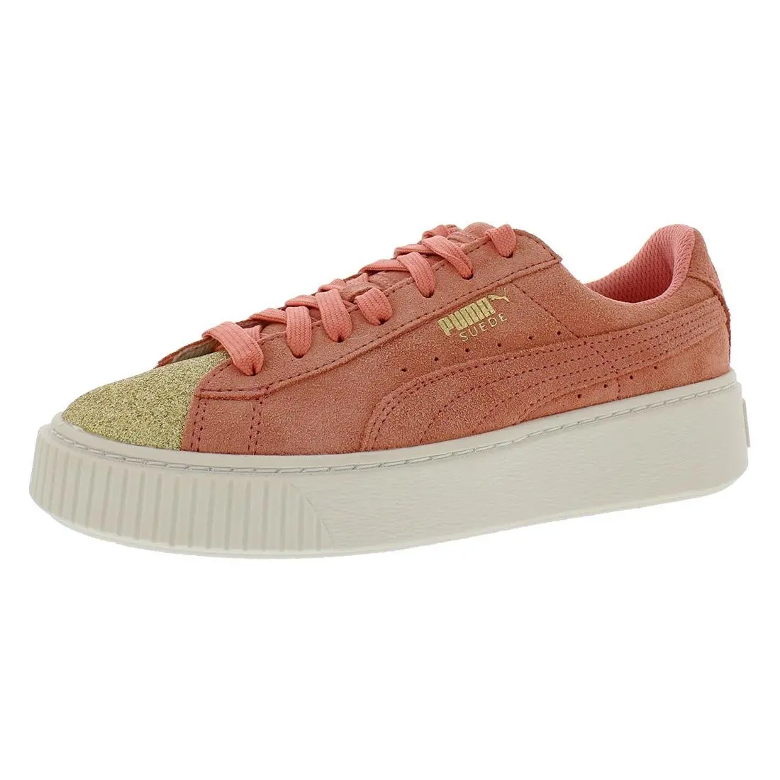 Puma shoes - 36492105 - 36492105 - Gold/Shell Pink, Main: Pink (UPC: 191239781065) 0