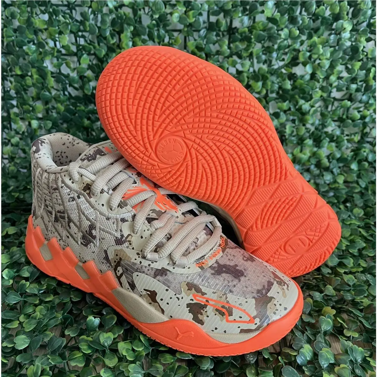 Puma shoes - PUMA LaMelo Ball MB.01 - LaMelo Ball - Ultra Orange/Pale khaki 1