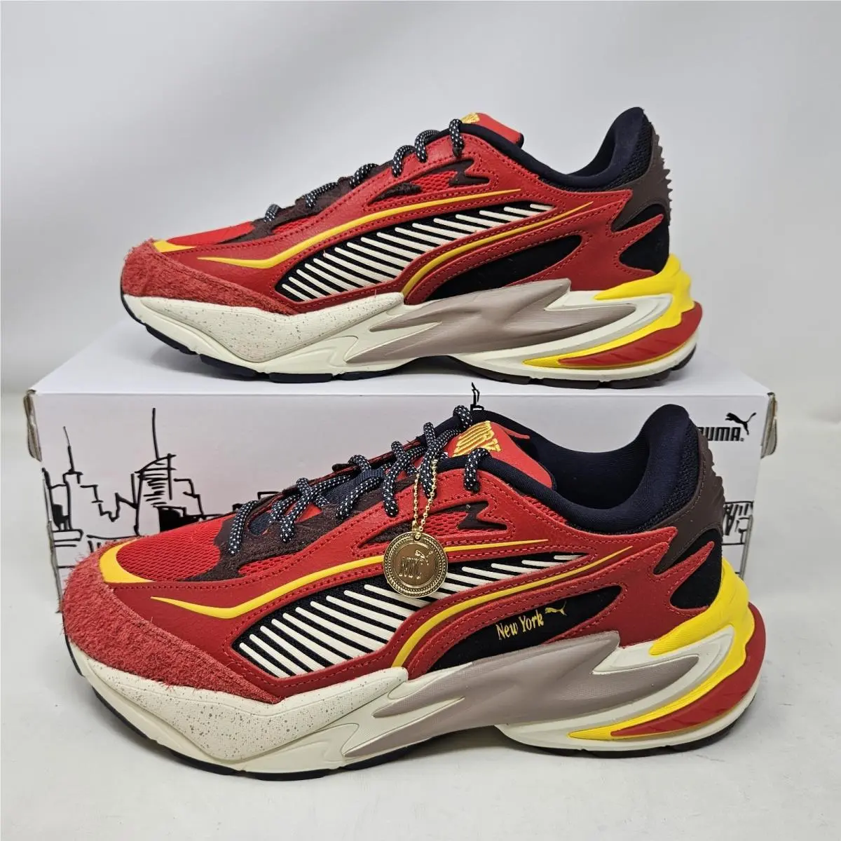 Puma RS Surge Nyc Exclusive Red Casual Sneakers / 406709 01 / Men`s Size 9