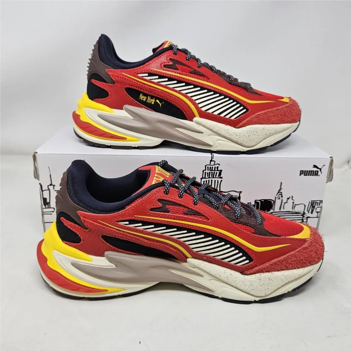 Puma shoes - PUMA Rs Surge New York Lace Up - 40670901 - Red 0