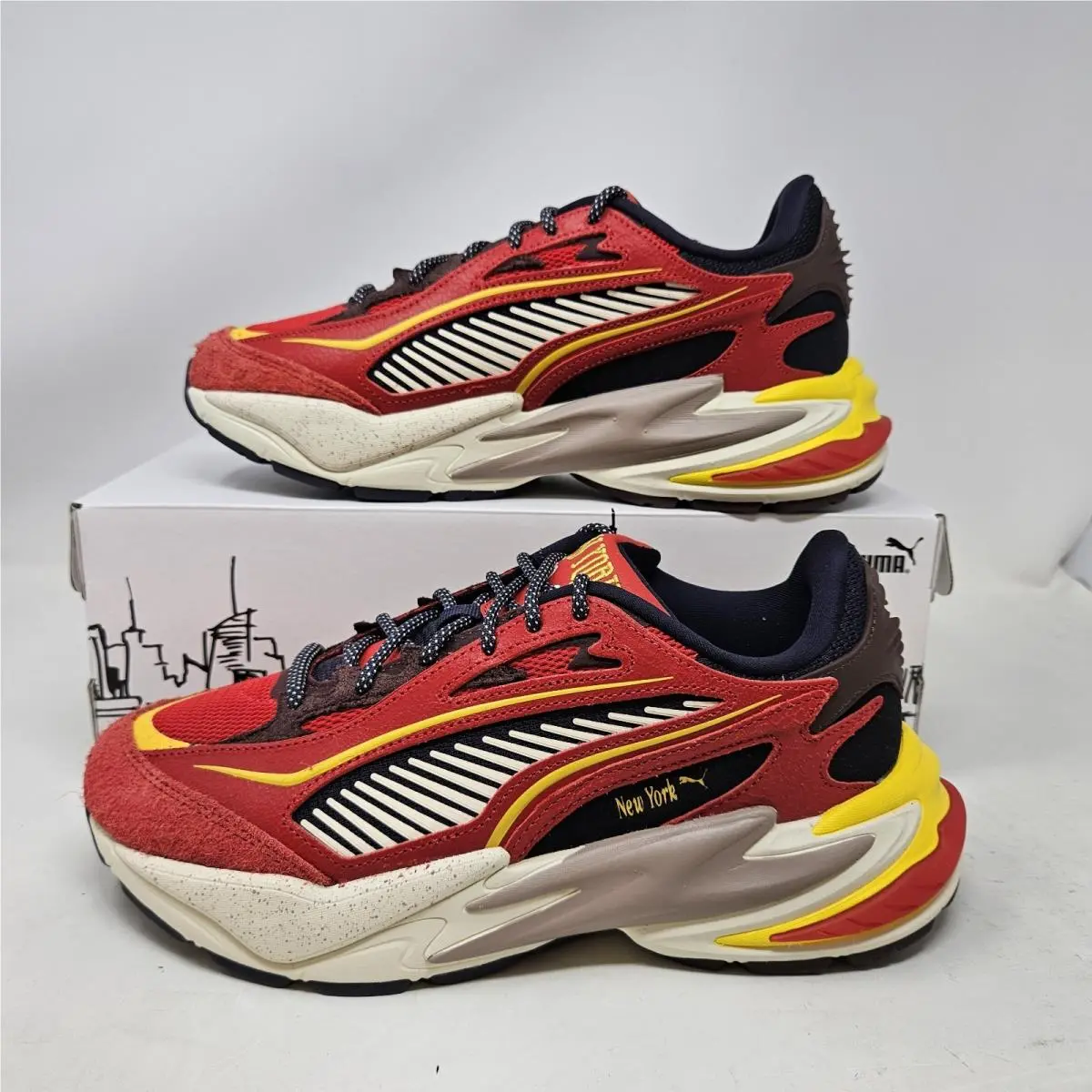Puma RS Surge Nyc Exclusive Red Casual Sneakers / 406709 01 / Men`s Size 9