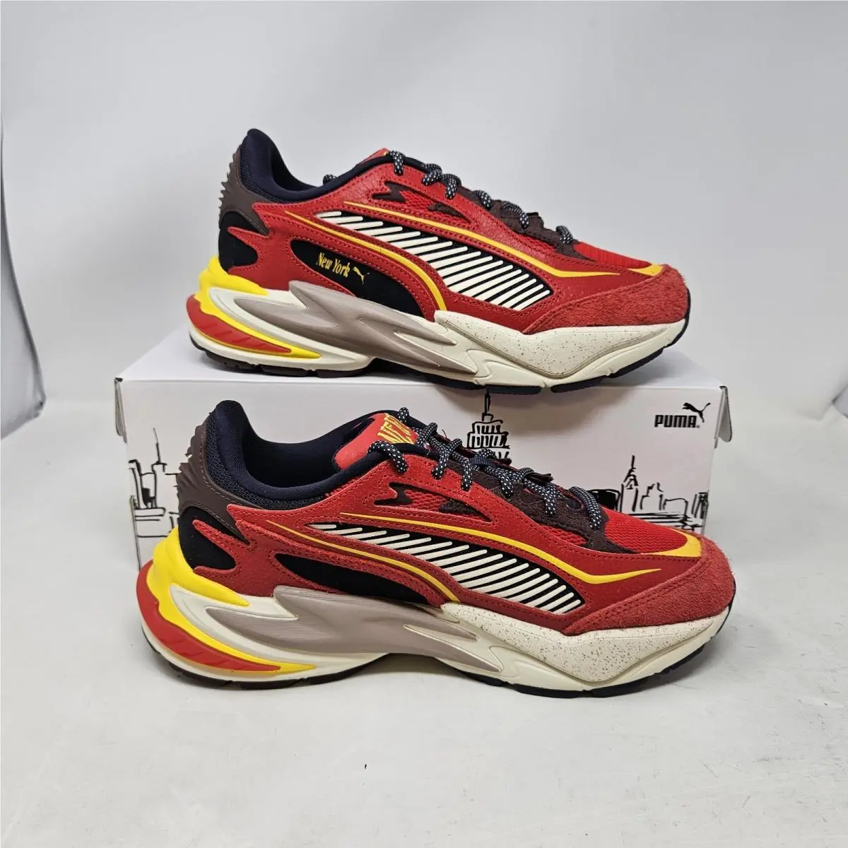 Puma shoes - PUMA Rs Surge New York Lace Up - 40670901 - Red 0