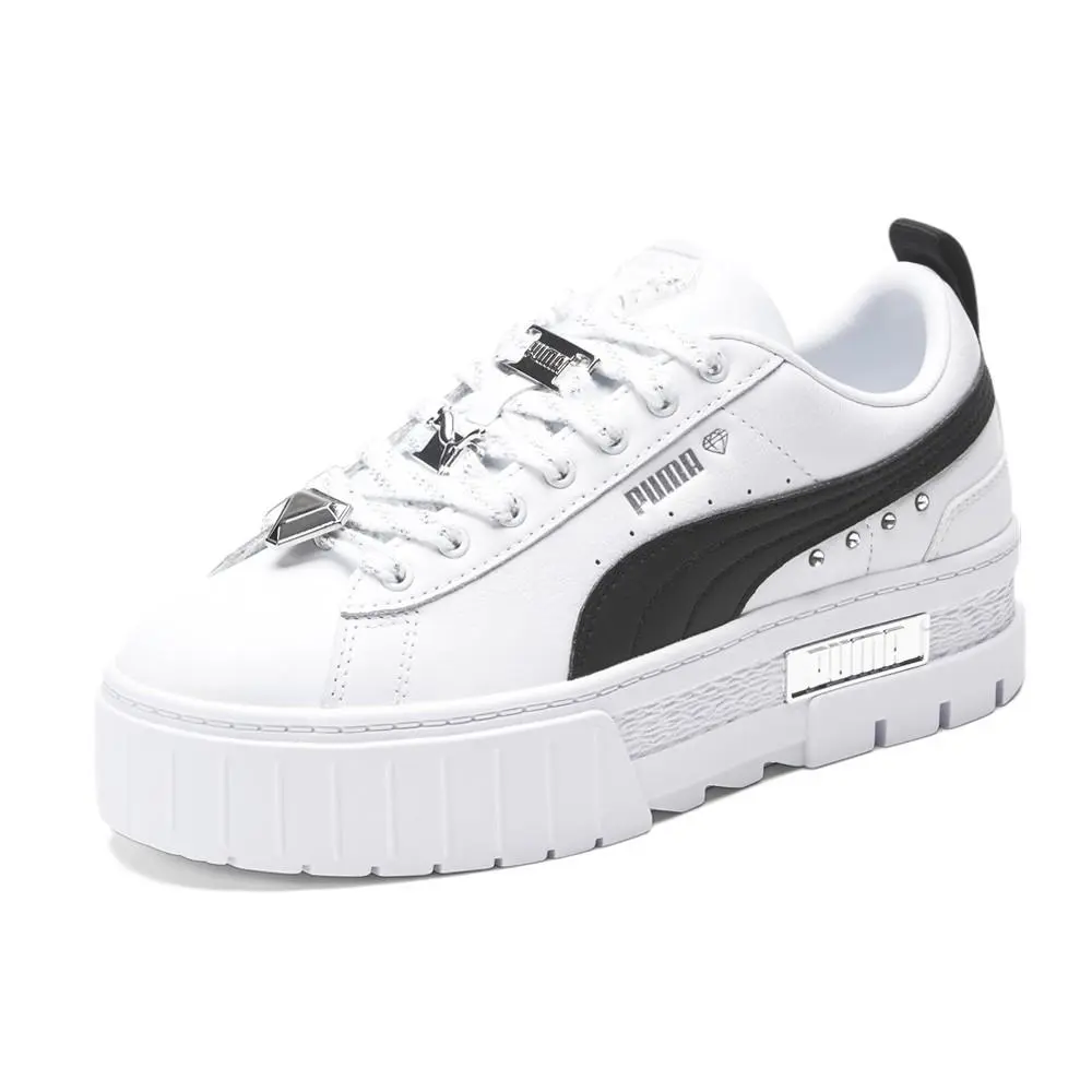Puma shoes - PUMA Mayze Flawless Lace Up Platform - 39163601 - White (UPC: 195731686361) 0