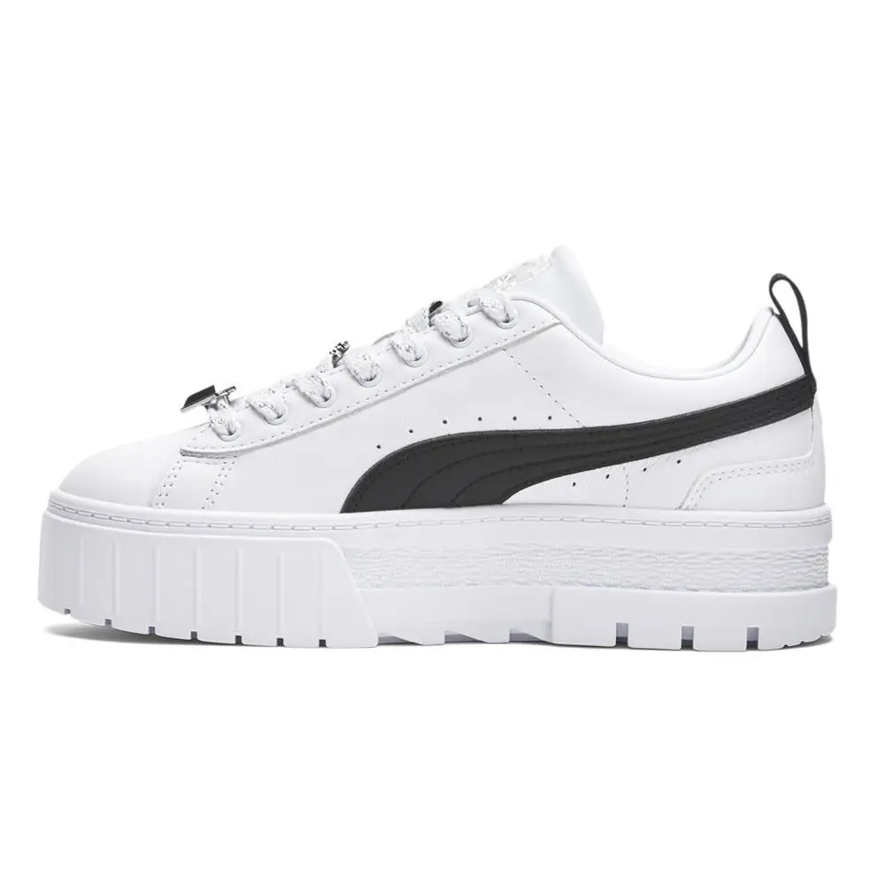 Puma shoes - PUMA Mayze Flawless Lace Up Platform - 39163601 - White (UPC: 195731686361) 1