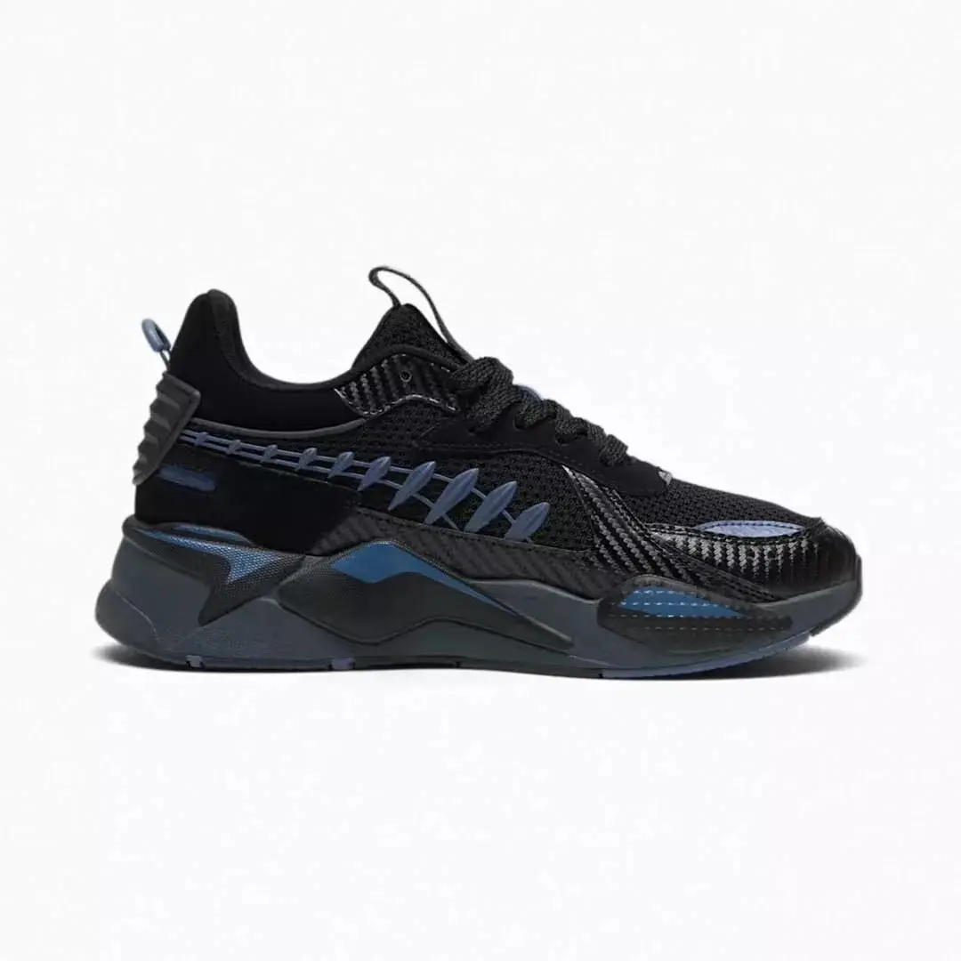 Puma Rs-x Black Panther Sneakers Black/blue/gray Mens Size 10.5 - 397742 01