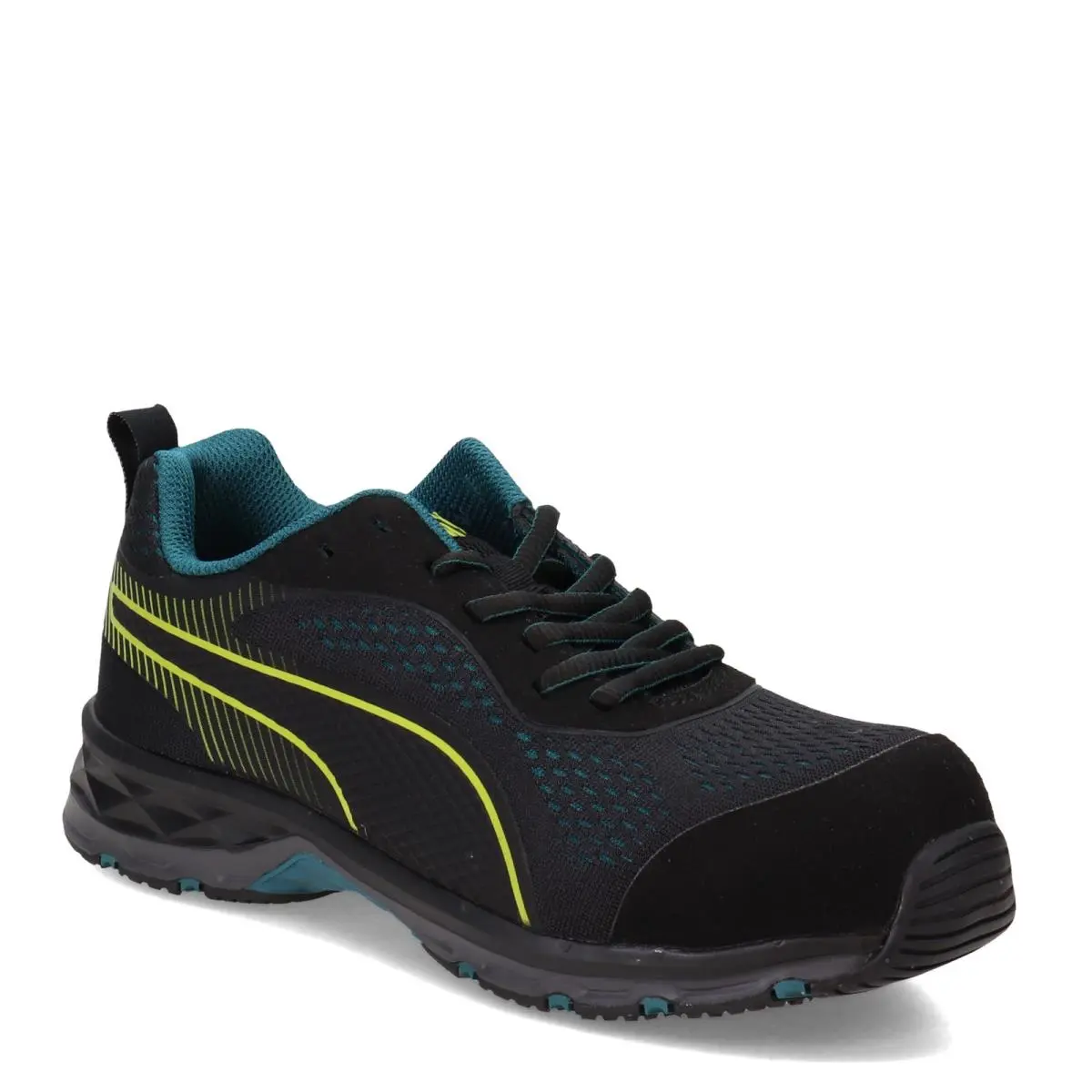 Puma Safety Fuse Knit Black Low Wns Astm EH Size 8 643935 Black Blend