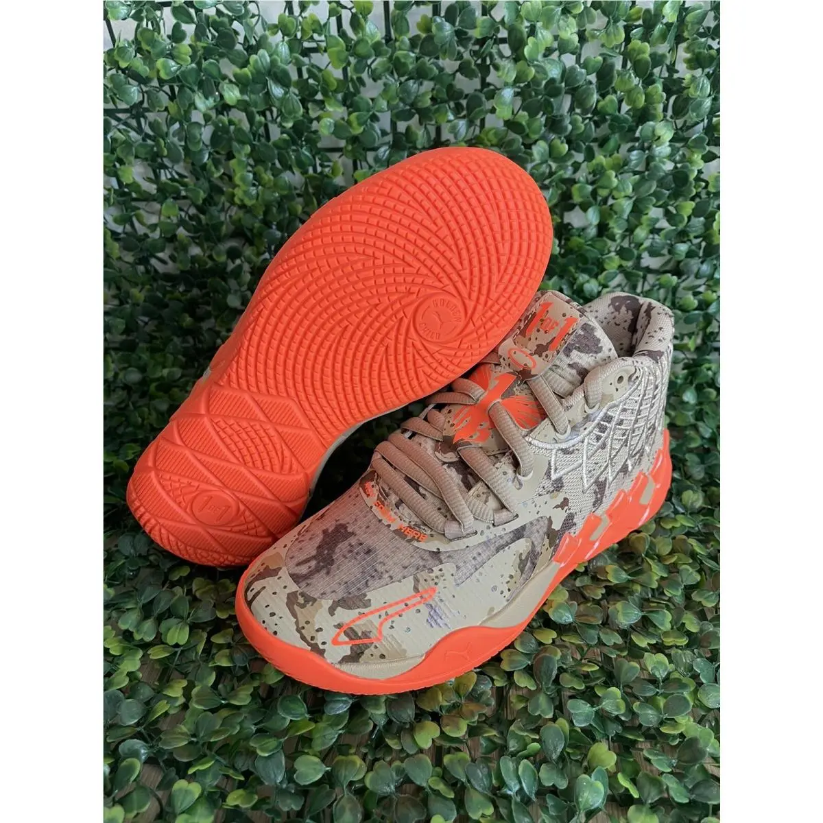 Puma shoes - PUMA LaMelo Ball MB.01 - LaMelo Ball - Ultra Orange/Pale khaki (UPC: 0195731589570) 0