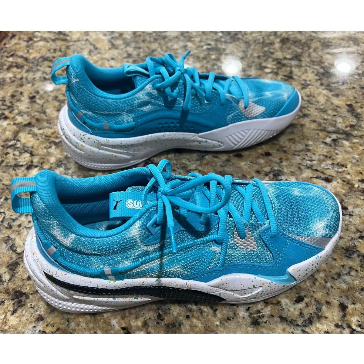 Puma shoes - Basketball - Basketball - 195077 - White - White/Blue Atoll 0