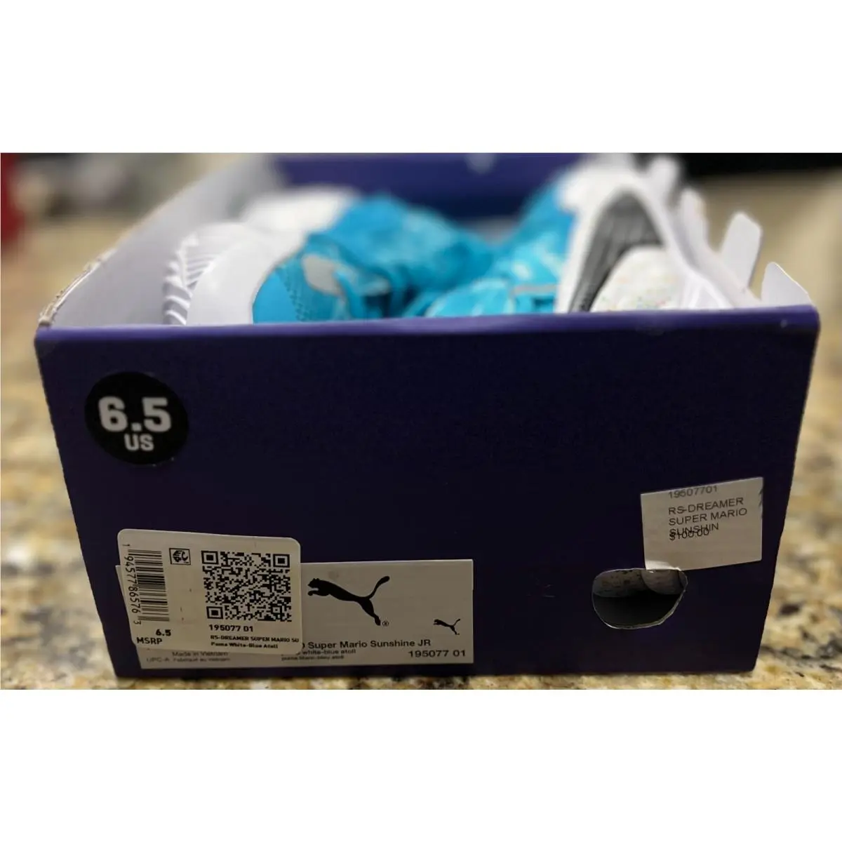 Puma shoes - Basketball - Basketball - 195077 - White - White/Blue Atoll 5