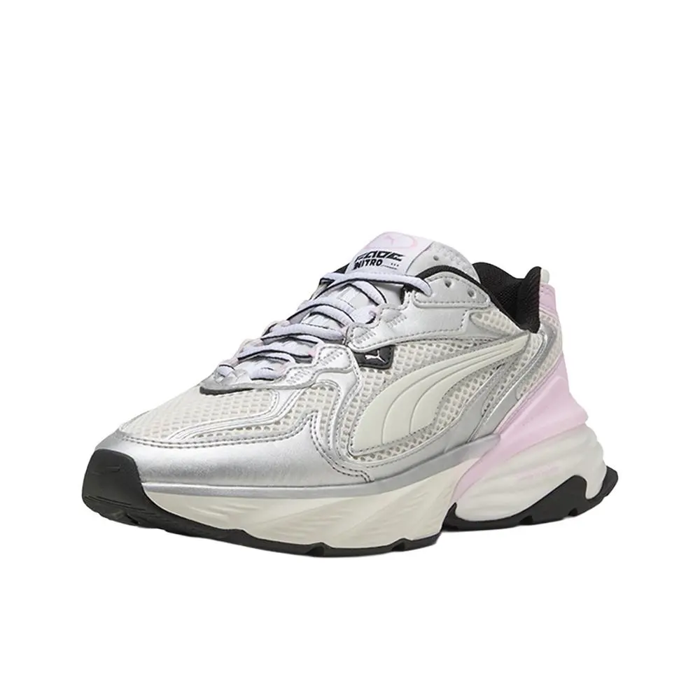Puma shoes - PUMA Fade Lace Up - Fade Lace - 40741109 - Off White, Silver (UPC: 198556616179) 0