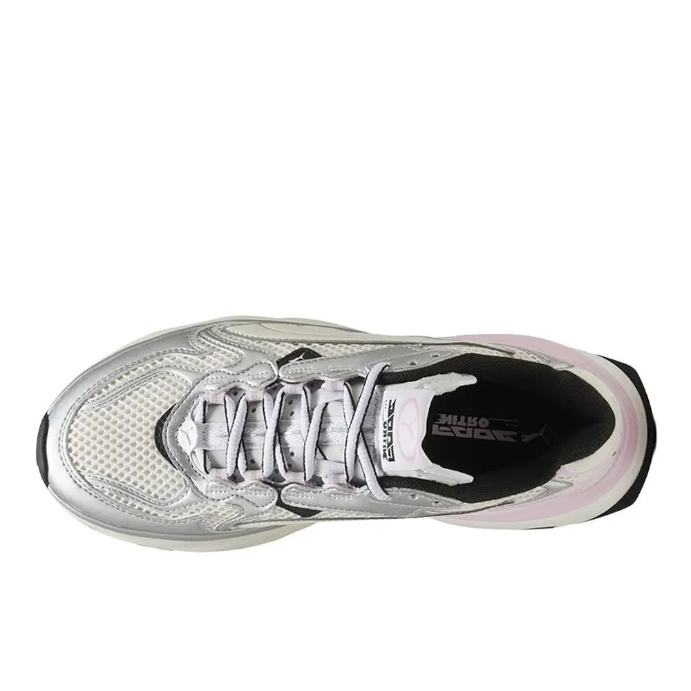 Puma shoes - PUMA Fade Lace Up - Fade Lace - 40741109 - Off White, Silver (UPC: 198556616179) 2