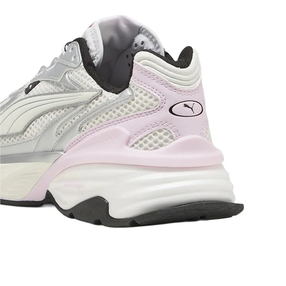 Puma shoes - PUMA Fade Lace Up - Fade Lace - 40741109 - Off White, Silver (UPC: 198556616179) 5