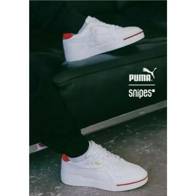CA Pro Heritage Sneaker Men`s Shoes White/ Red 37581102 Size 14 us by Puma