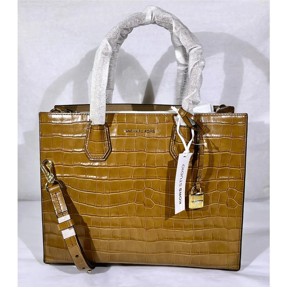Michael Kors  bag  MICHAEL Mercer - Exterior: Acorn, Handle/Strap: Brown, Hardware: Gold 8
