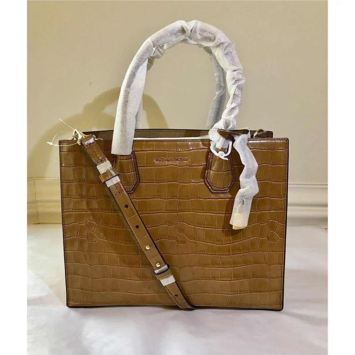 Michael Kors  bag  MICHAEL Mercer - Exterior: Acorn, Handle/Strap: Brown, Hardware: Gold 13