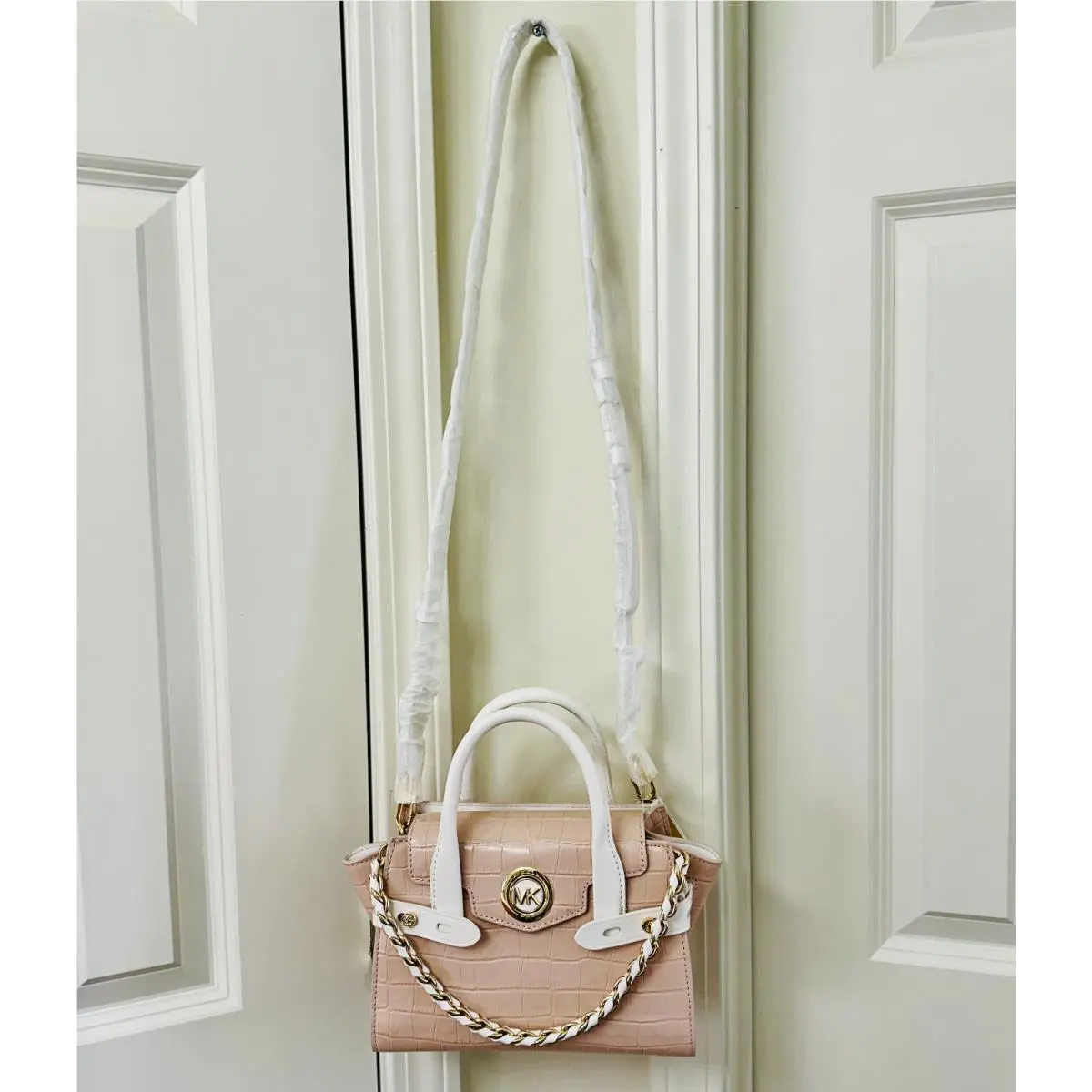 Extra Small Flap Messenger Soft Pink Multi by Michael Kors