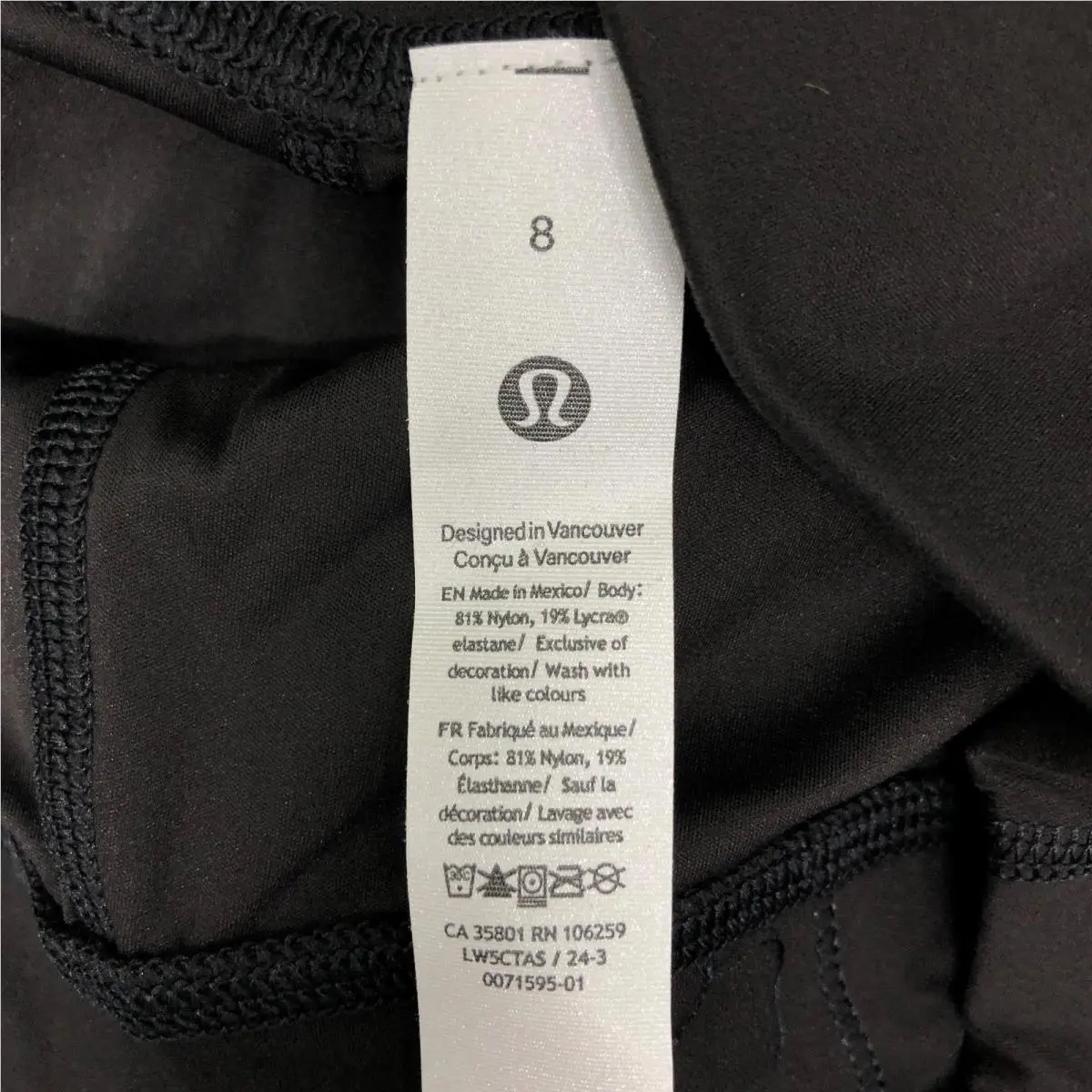 Lululemon clothing - Black 3