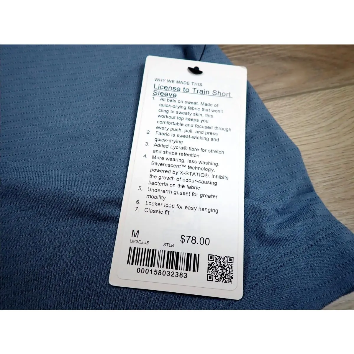 Lululemon clothing - LULULEMON LICENSE TO TRAIN - LICENSE TRAIN - Blue 2