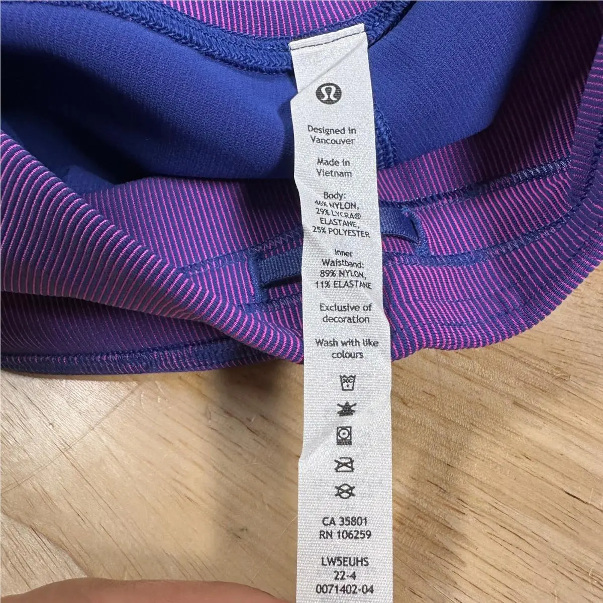 Lululemon clothing - Purple 4