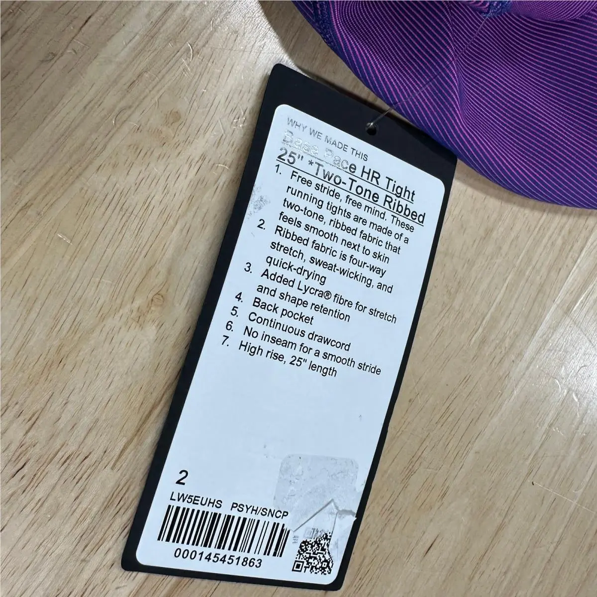 Lululemon clothing - Purple 5