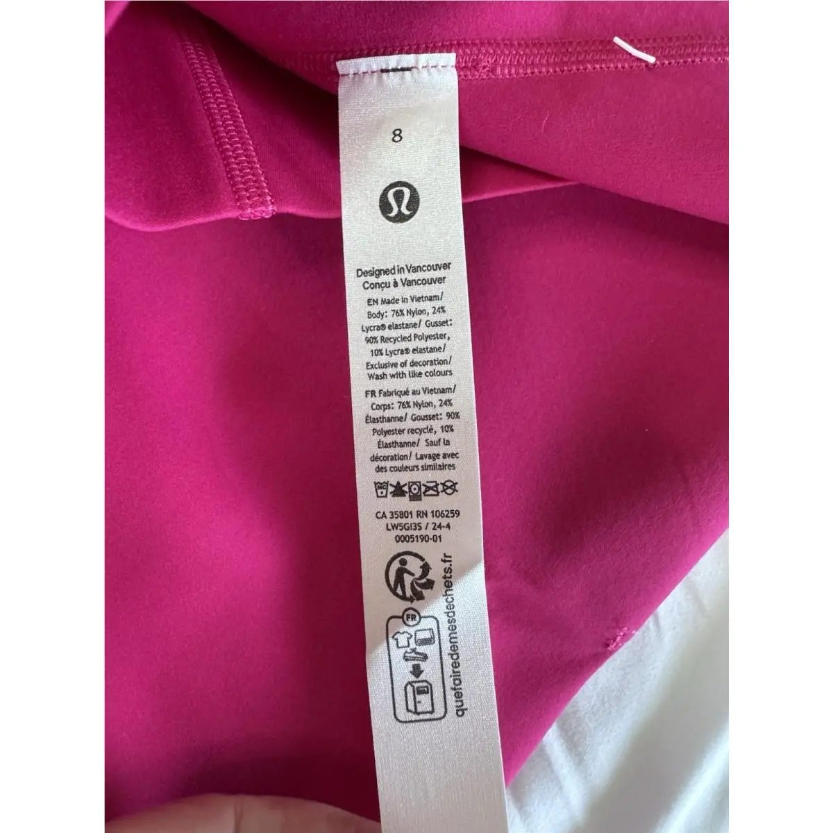 Lululemon clothing - Pink 3