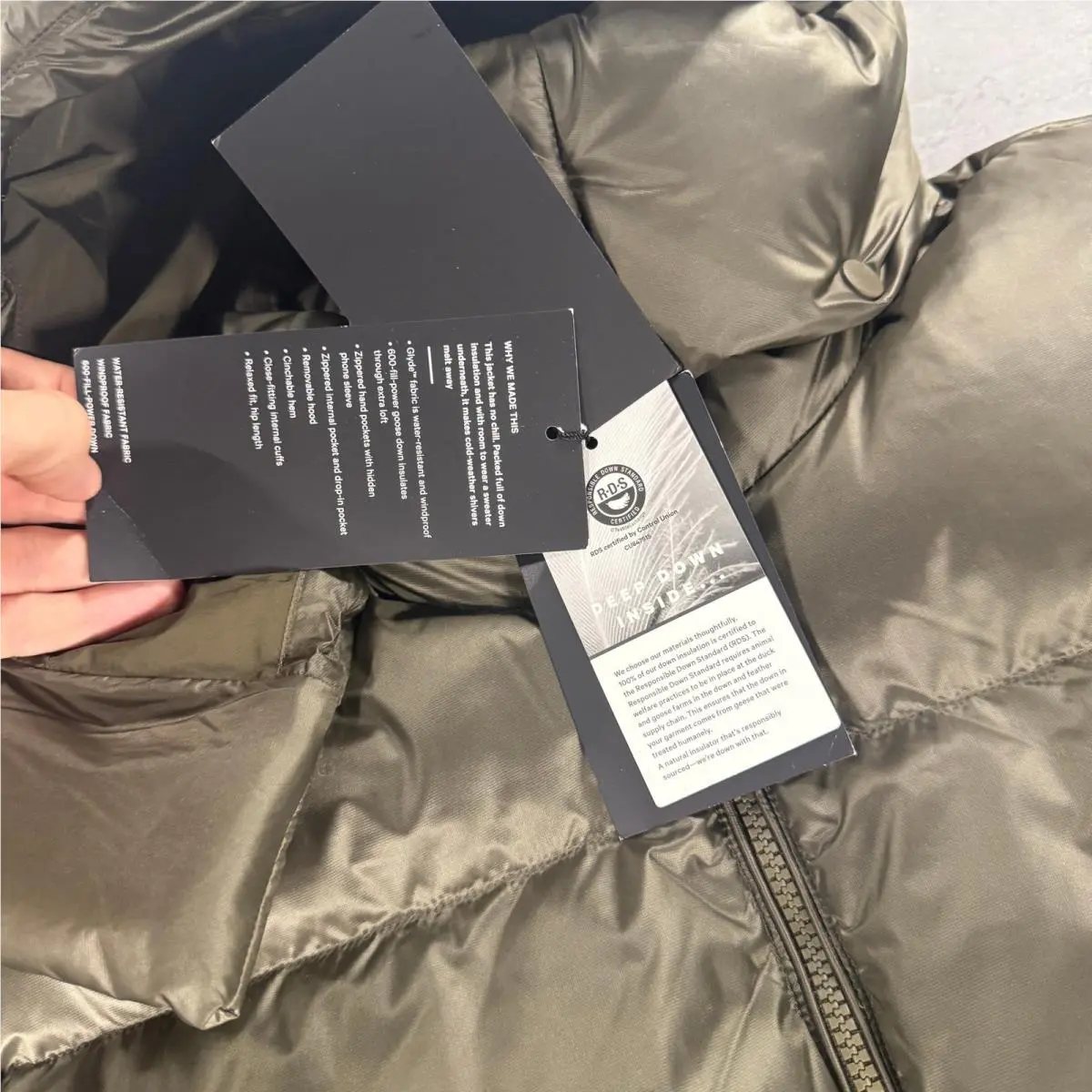 Lululemon clothing - Always Down Puffer Jacket - Always Down Puffer Jacket - Brown 5