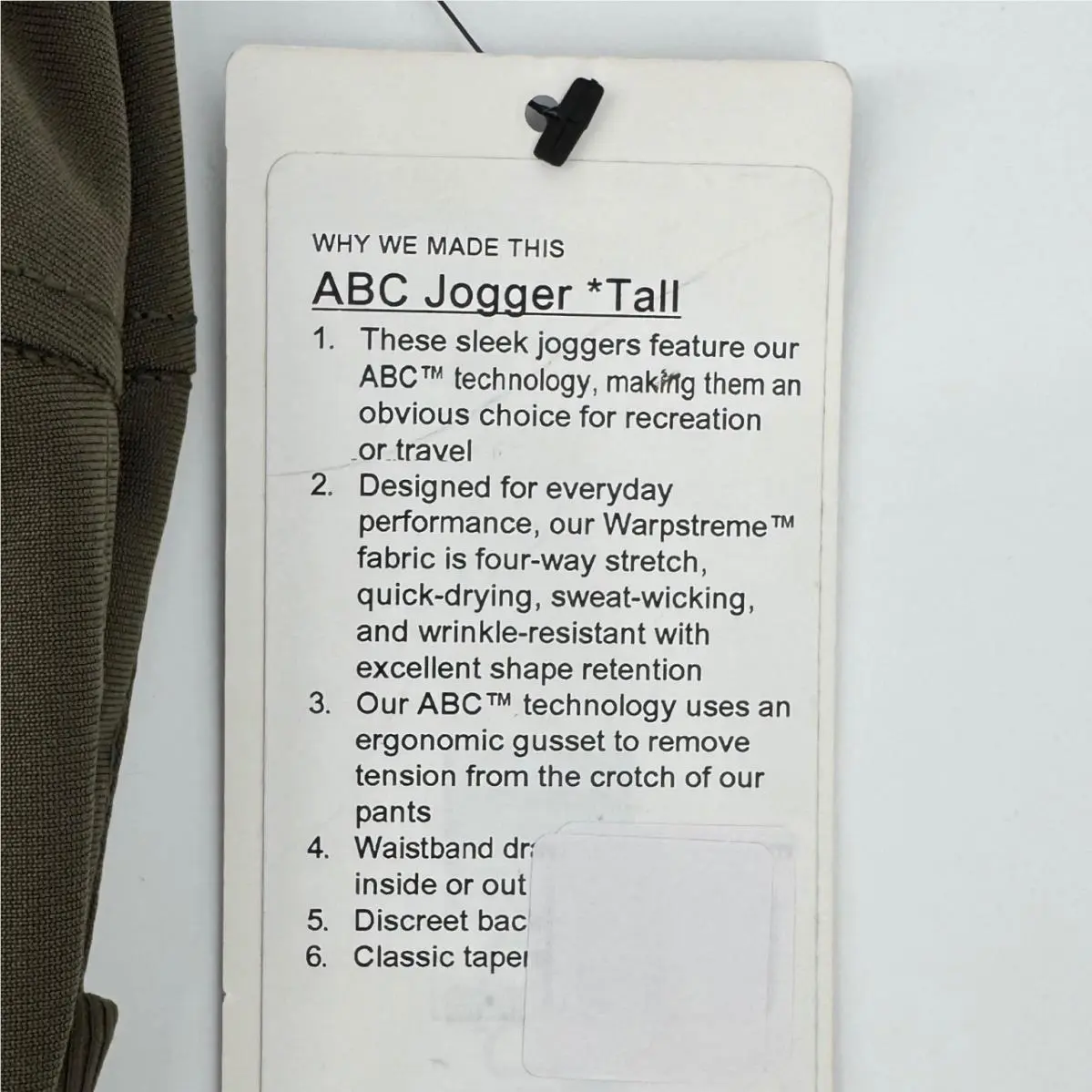 Lululemon clothing - ABC Jogger *Tall - ABC Jogger - Green 3