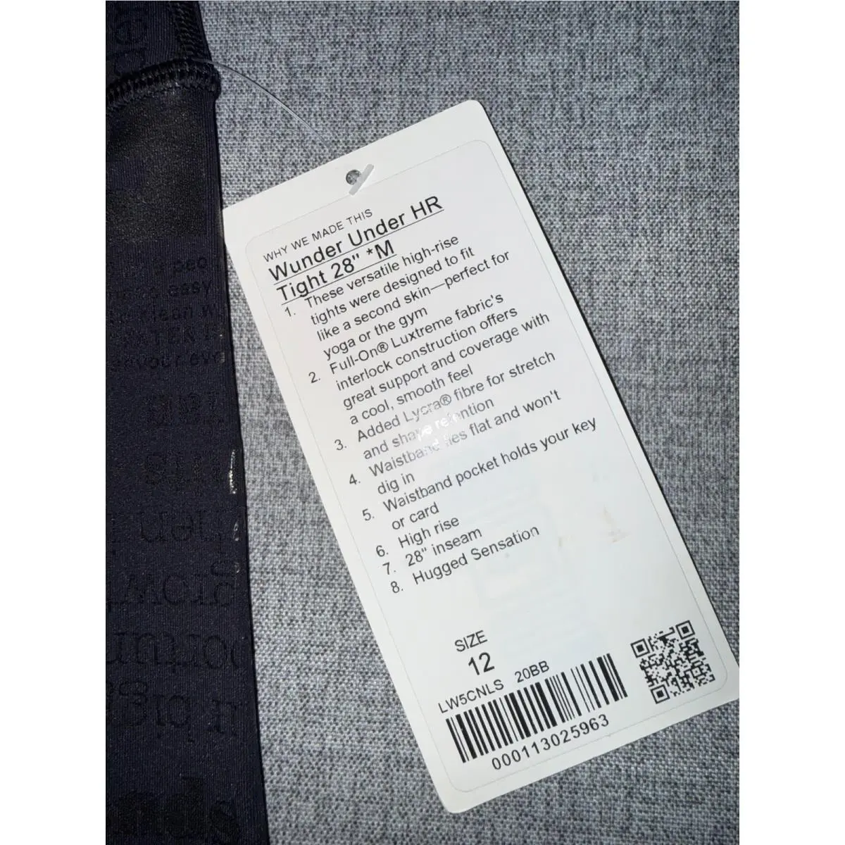 Lululemon clothing - Wunder Under High-Rise Tight 28