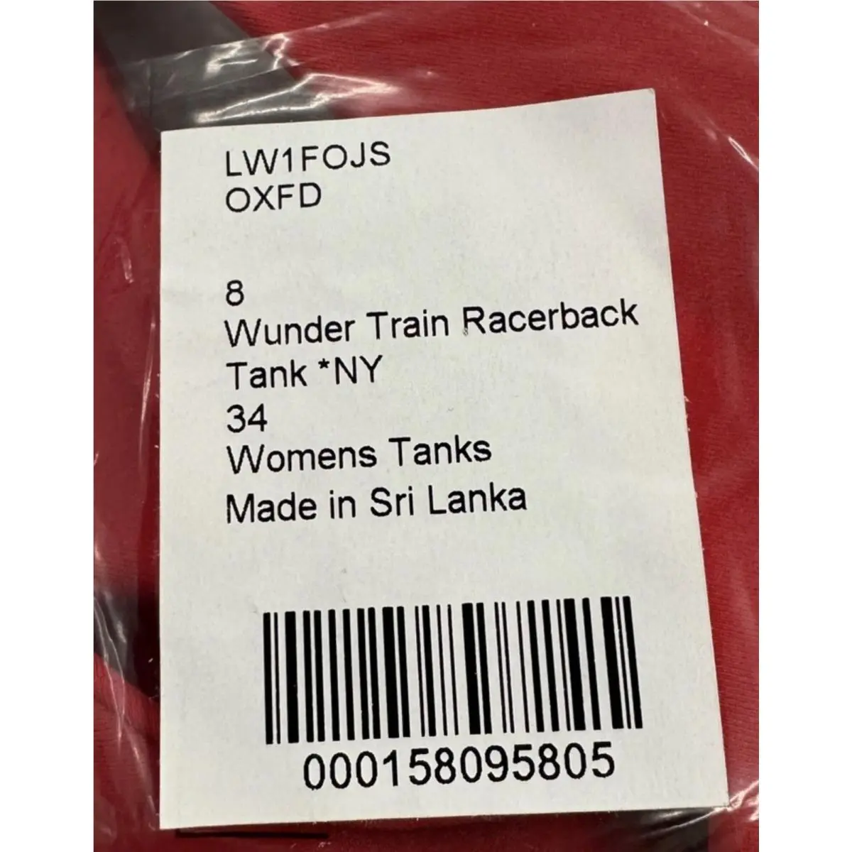 Lululemon clothing - ED2026 - ED2026 - OXFORD RED 4