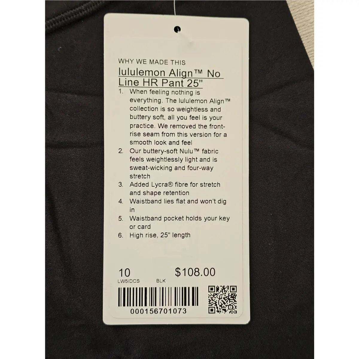 Lululemon clothing - Black 1