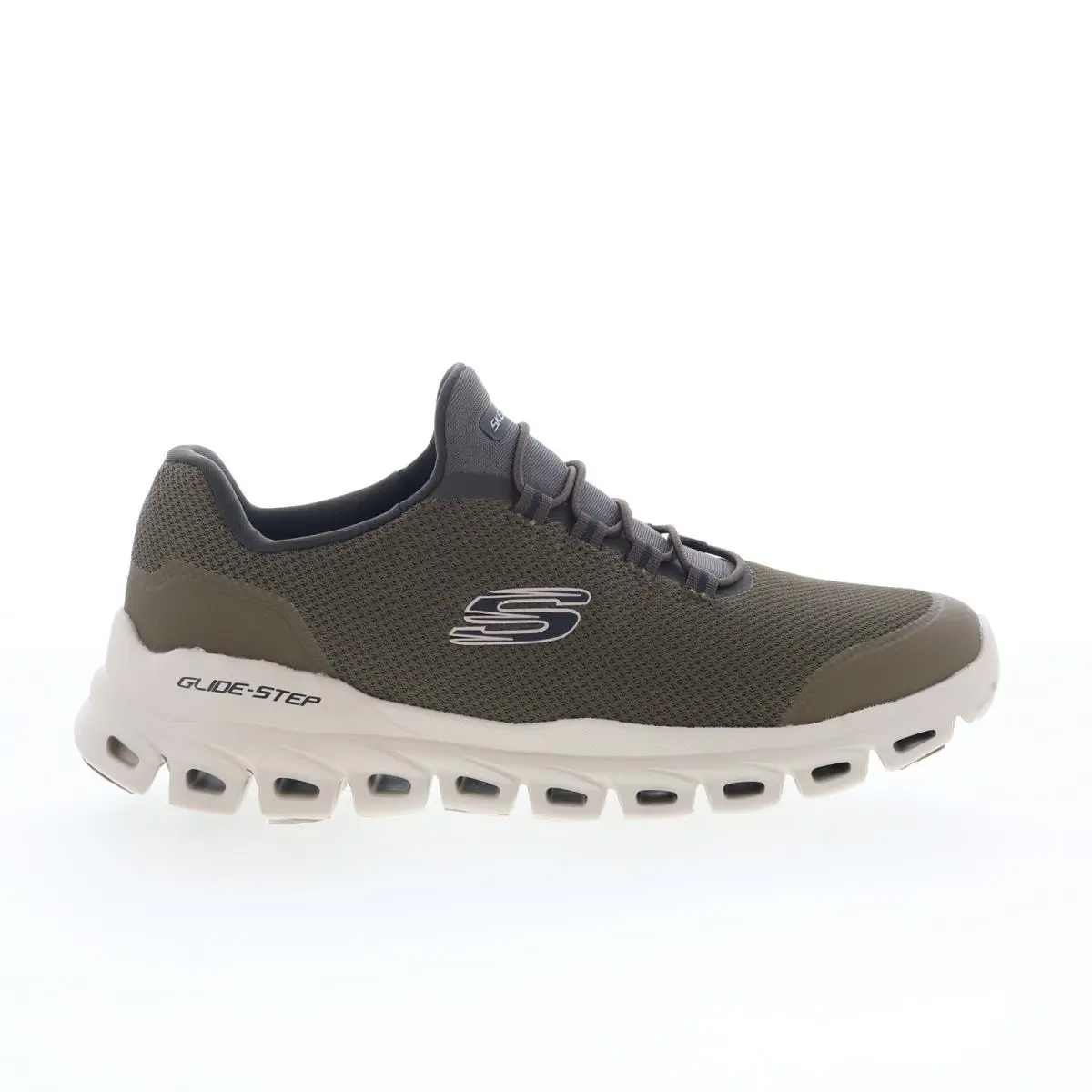 Skechers Glide-step - Noltek 233016-OLV Mens Green Lifestyle Sneakers Shoes