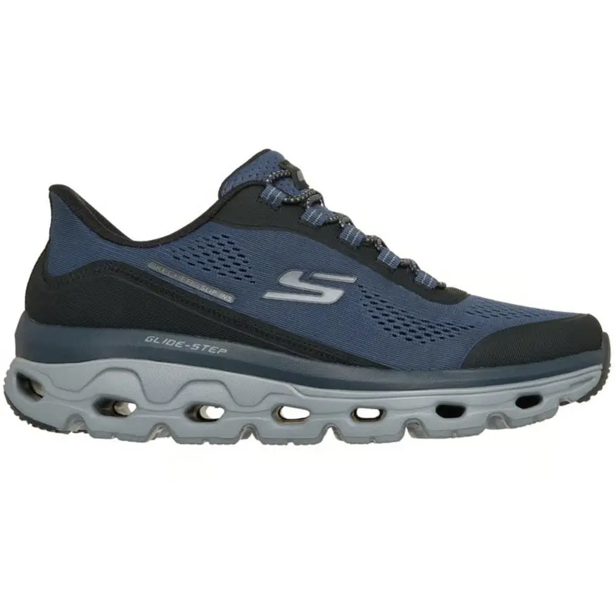 Skechers Men`s Hands Free Slip-ins: Glide-step Sole-glover Peak Slate