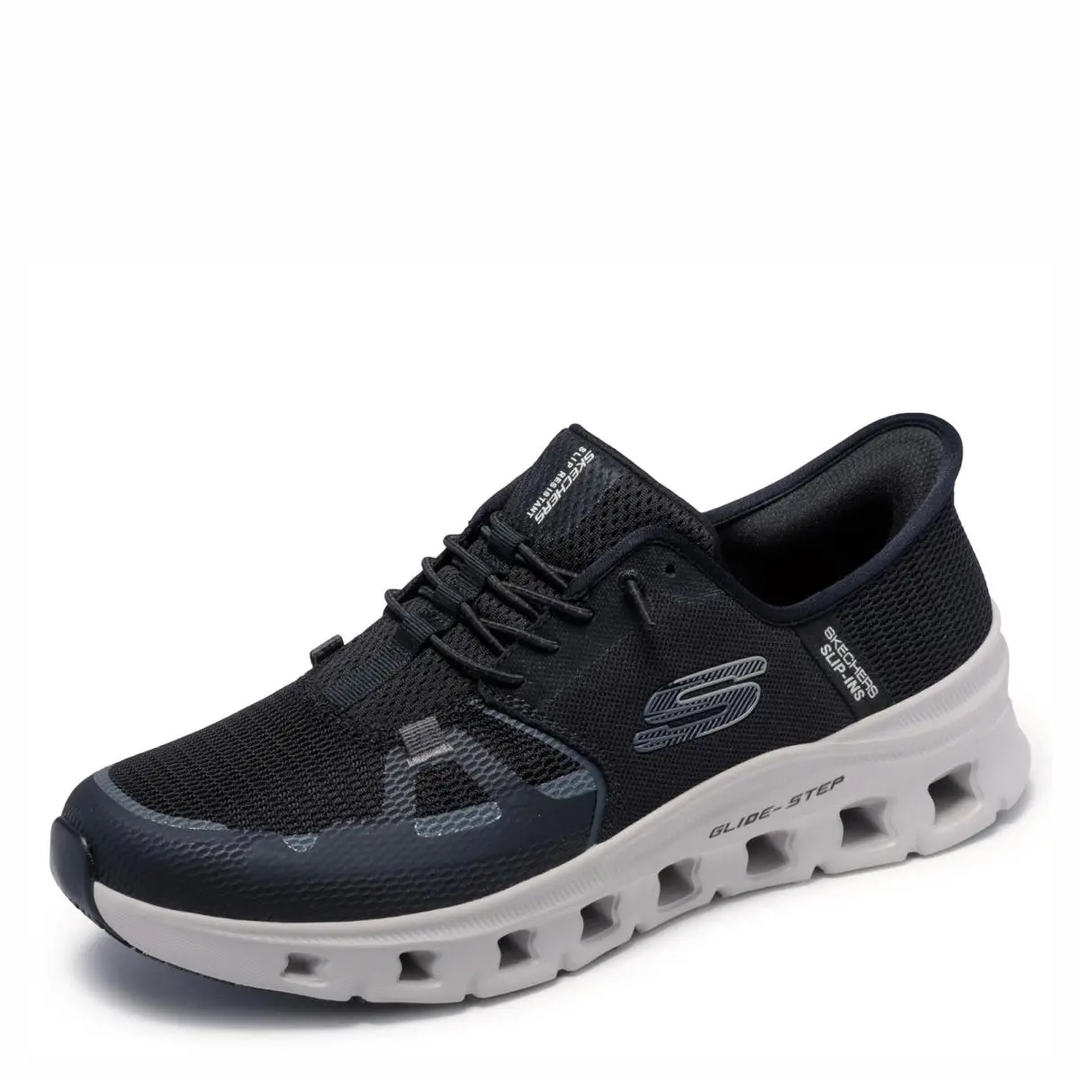 Men`s Skechers Slip-ins Work Slip-resistant: Glide-step Pro Sneakers 200337-BKG