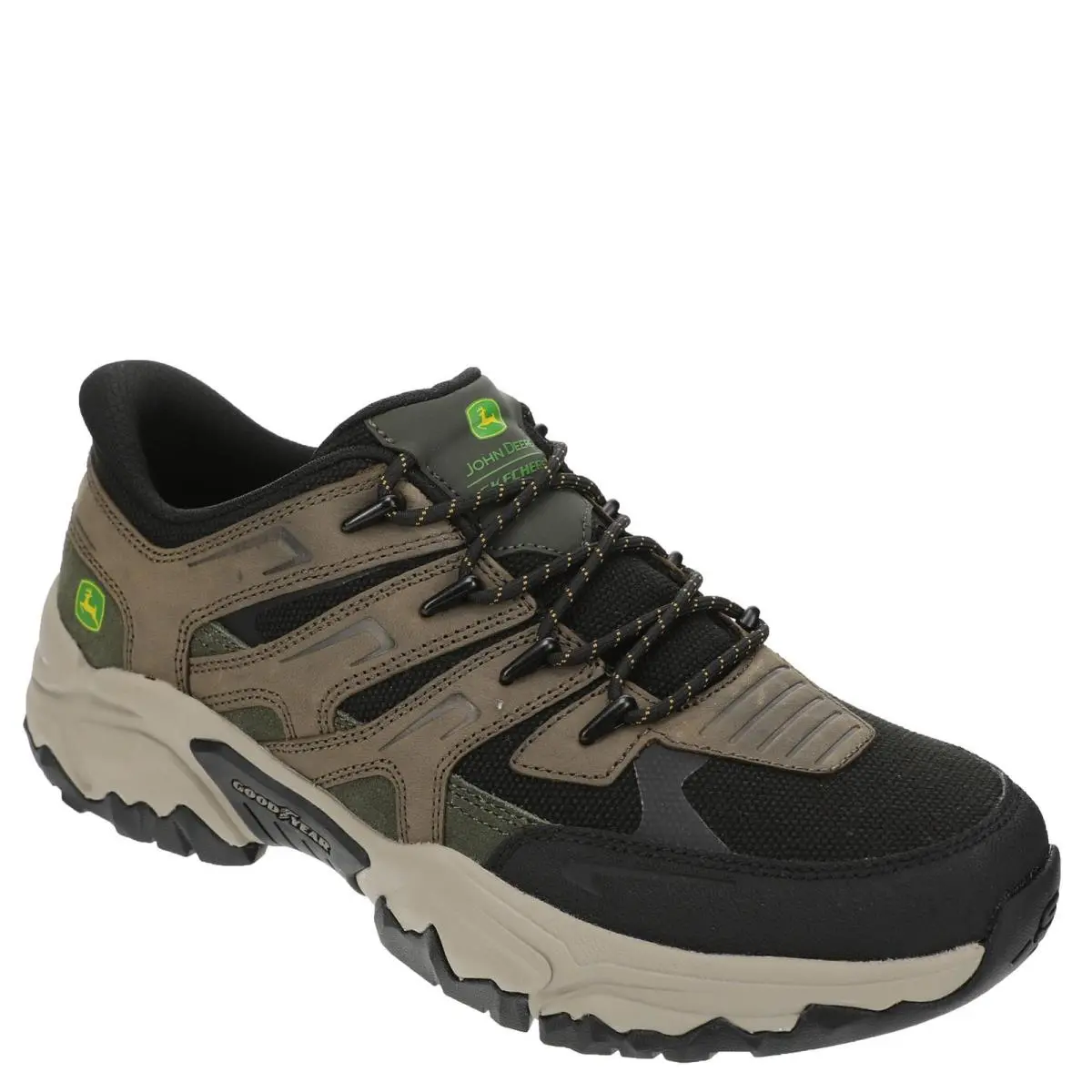 John Deere Built by  Terraform Men`s Oxford Dark Brown by Skechers
