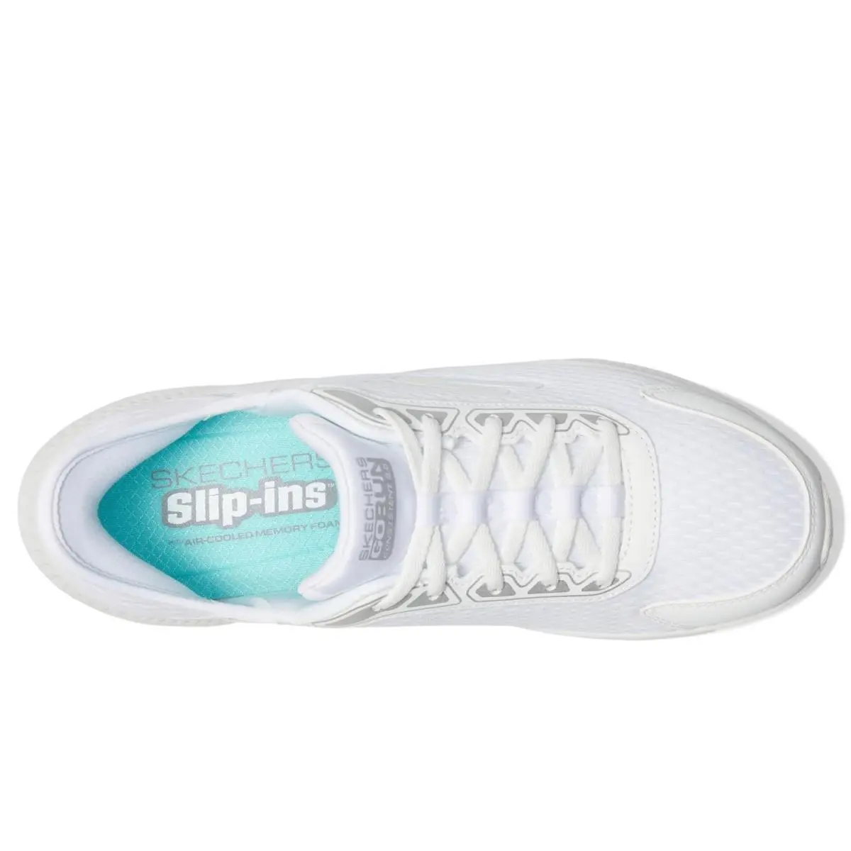 Skechers shoes - WHITE/SILVER 2