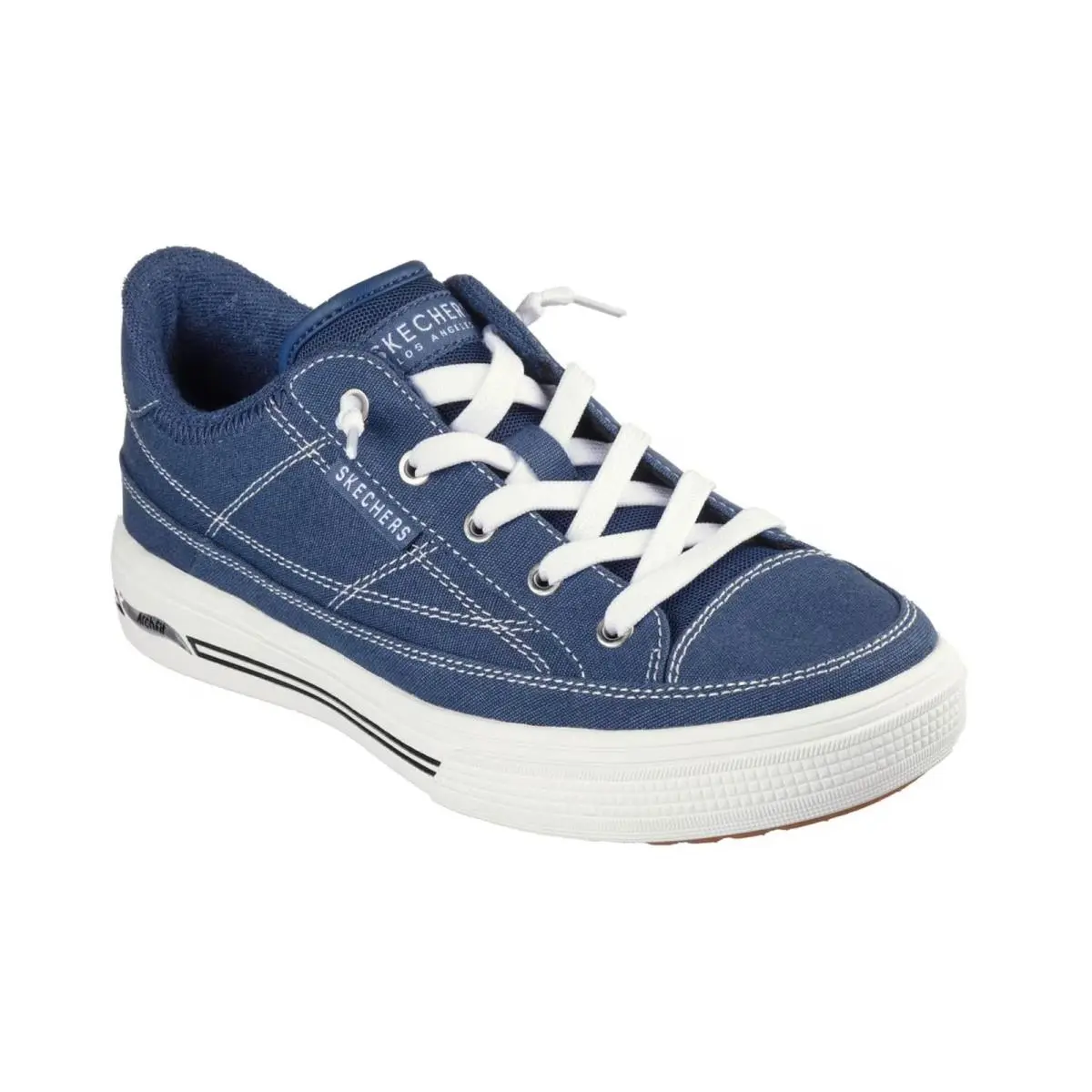 Women`s Skechers Street Arch Fit Arcade - Arcata Casual Sneakers Navy