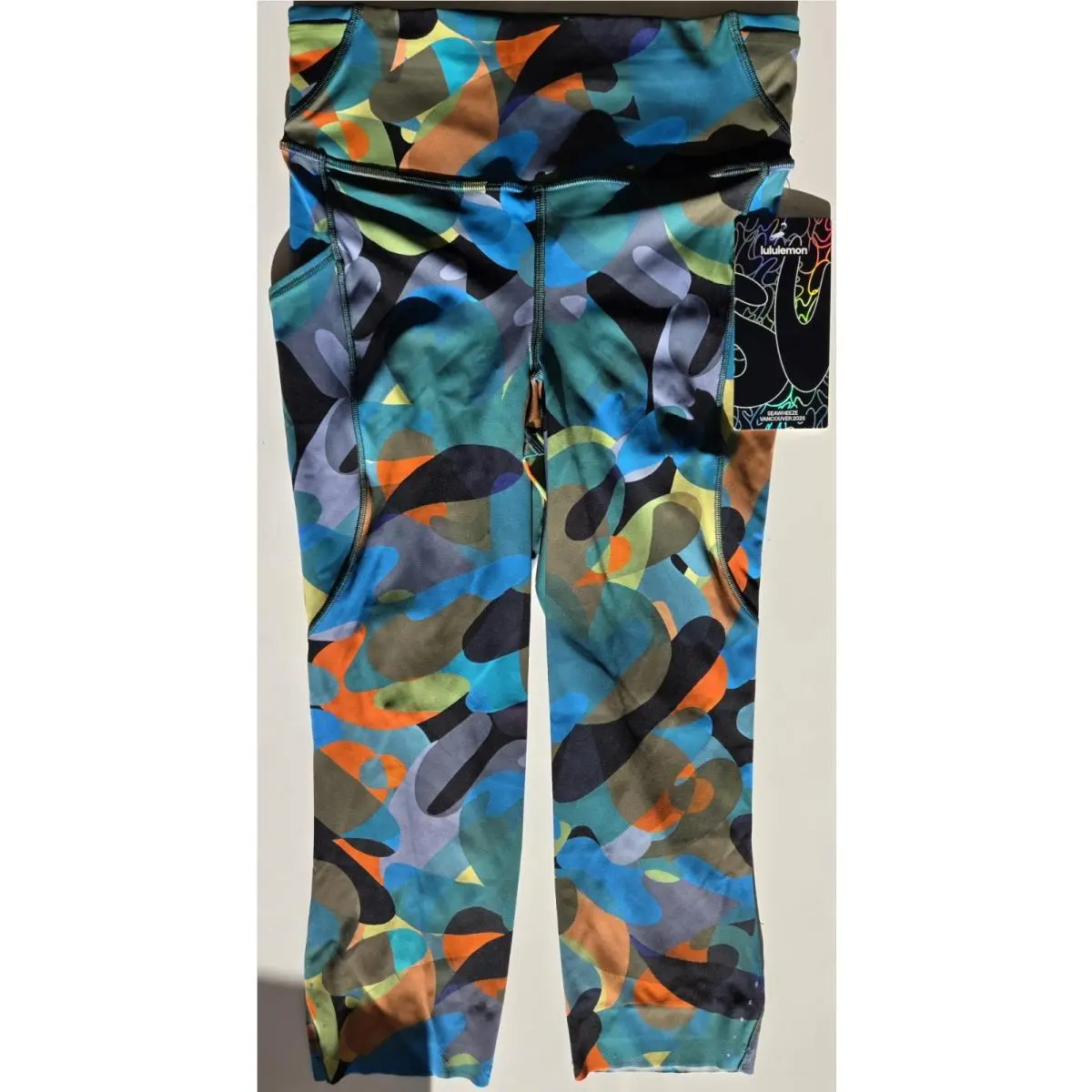 Seawheeze 2026 Lululemon Fast and Free Crop 19 Pockets Splash Exclusive