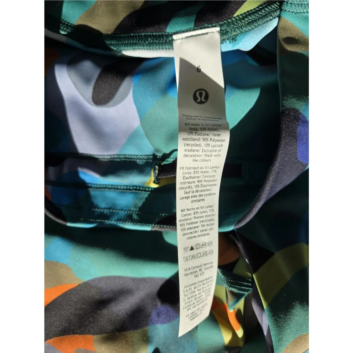 Lululemon clothing - Flower Splash Multi 2