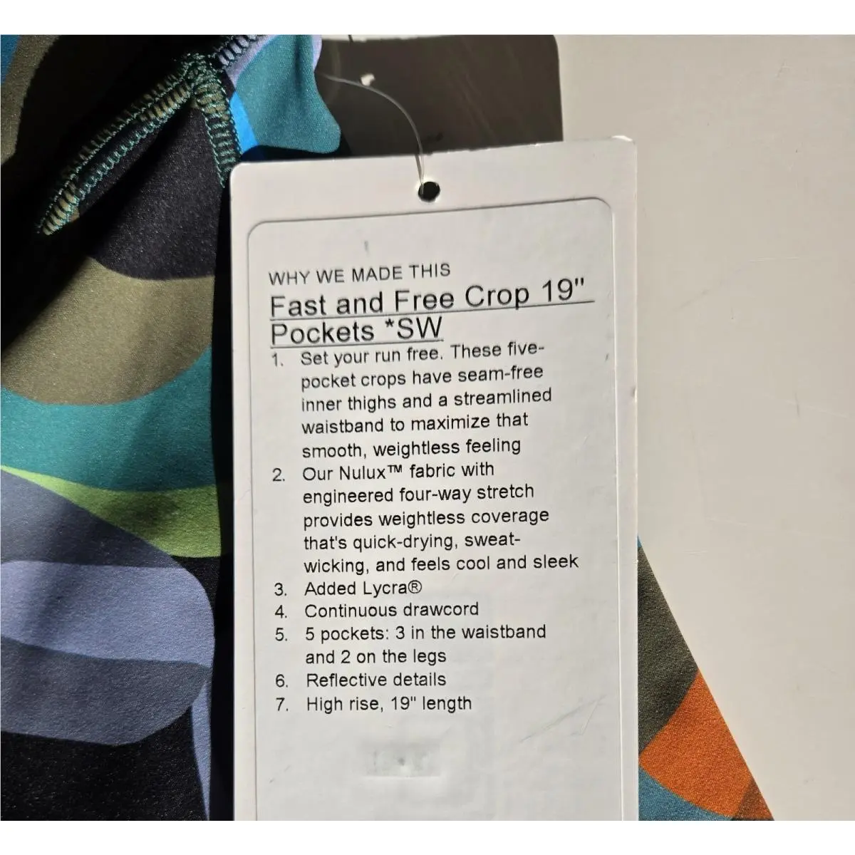 Lululemon clothing - Flower Splash Multi 3