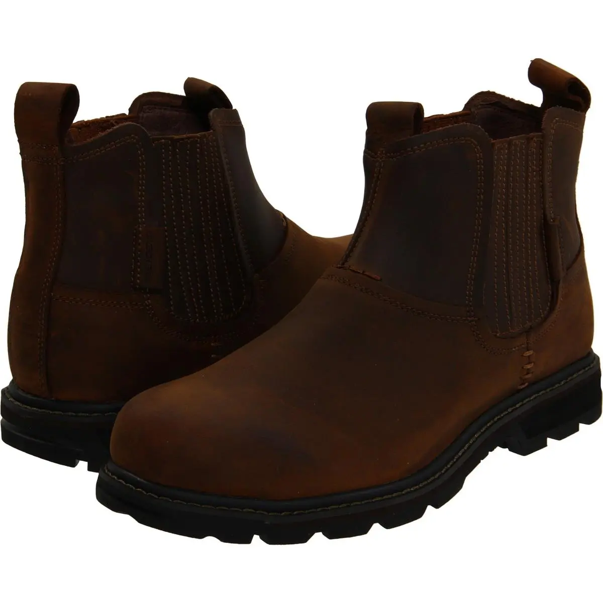 Men`s Blaine Orsen Ankle Boot Dark Brown 12 M US dark brown by Skechers