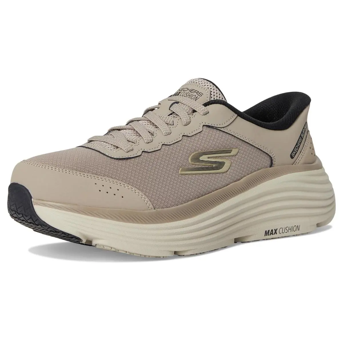 Skechers shoes - Taupe/Black 5