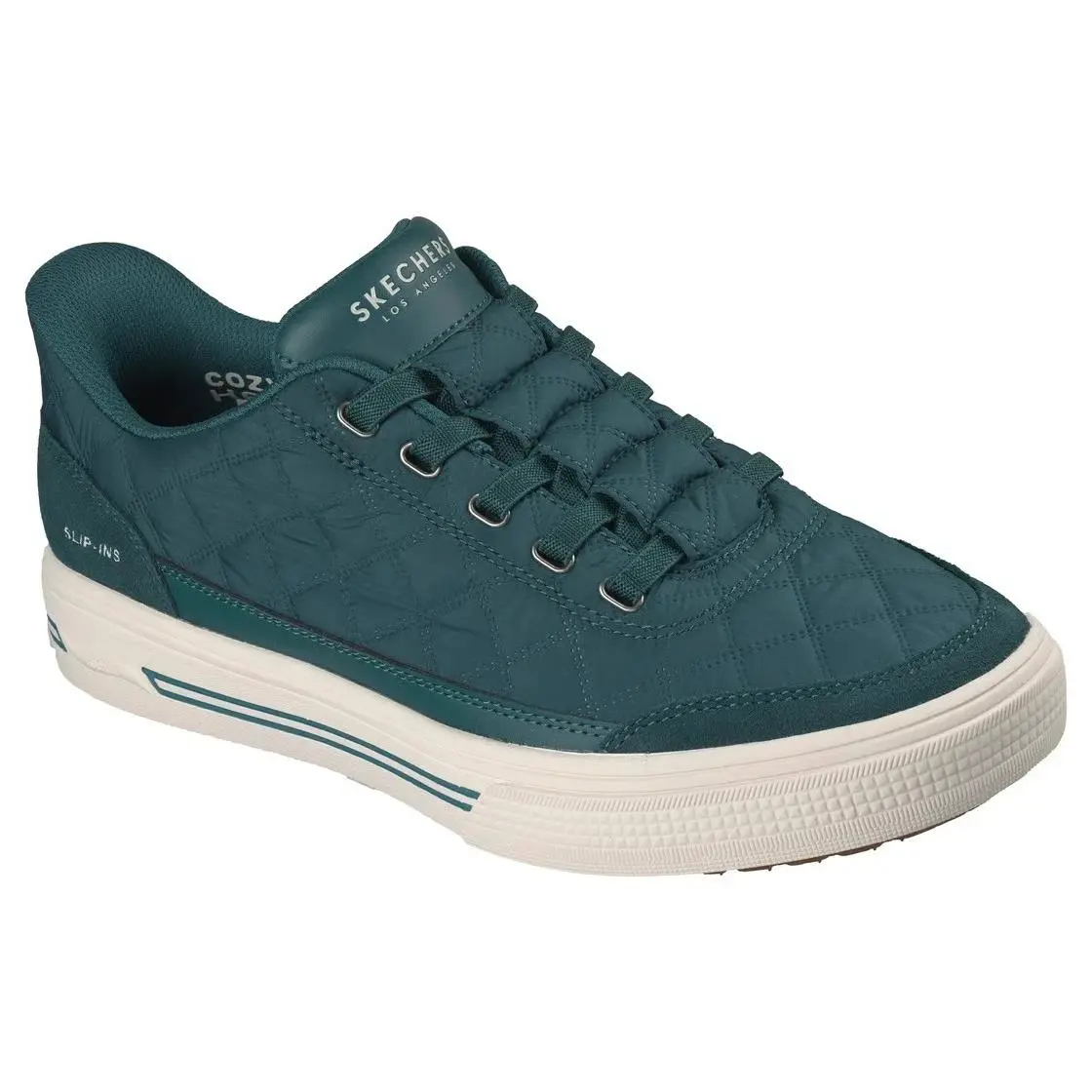 Men`s Skechers Slip-ins Arch Fit Arcade-cozy Fit Charming Daze 183227 Teal