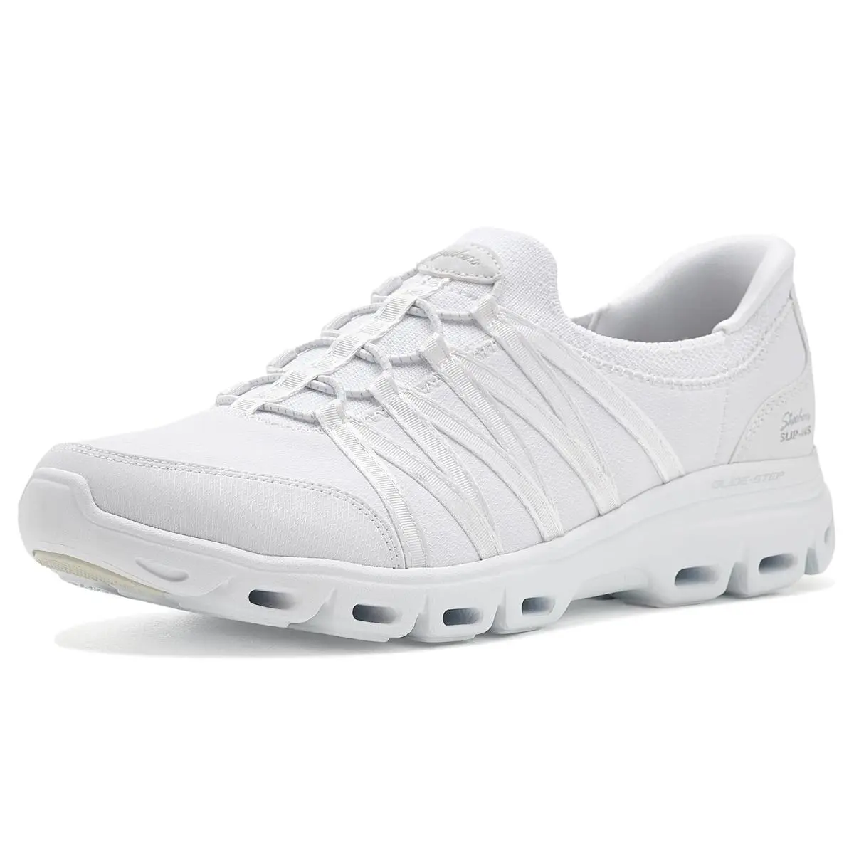 Woman`s Sneakers Athletic Shoes  Glide Step Comfort - Steady Grace White by Skechers