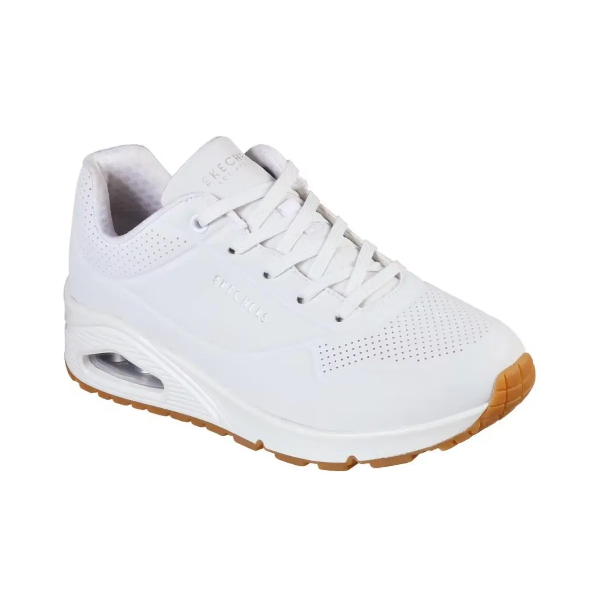 Skechers Women`s Street Uno - Stand On Air Casual Sneakers White