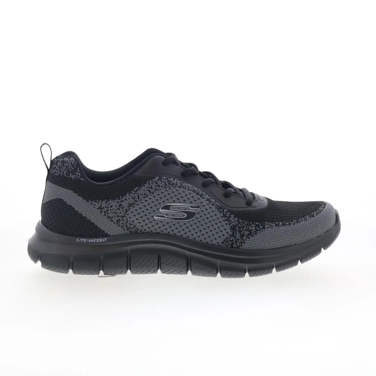 Skechers Track - Glendor 232699-BBK Mens Black Lifestyle Sneakers Shoes