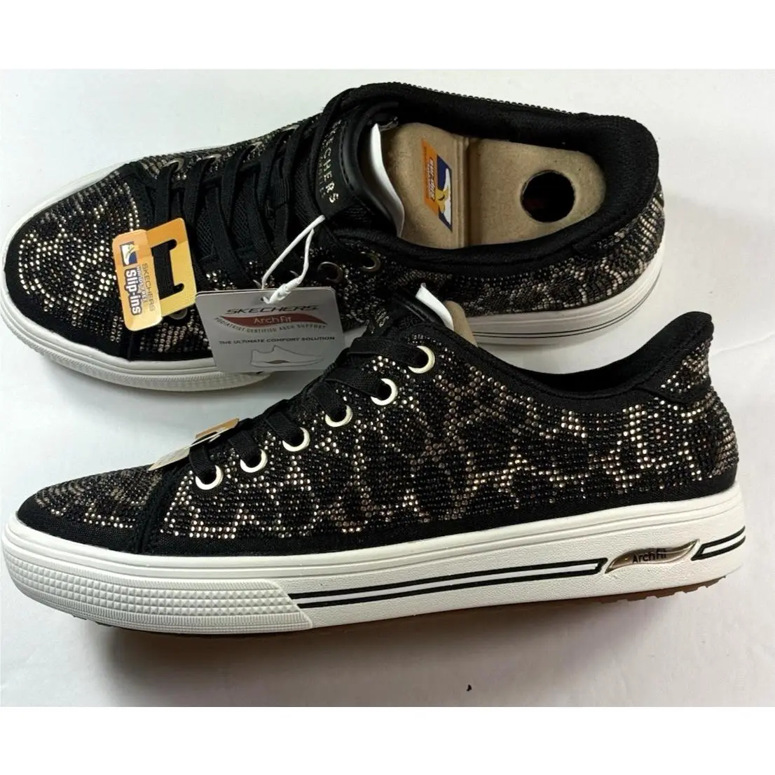 Skechers shoes - SLIP-INS ARCH FIT ARCADE - ARCH FIT ARCADE - 177219-BKLD - Black Leopard 4