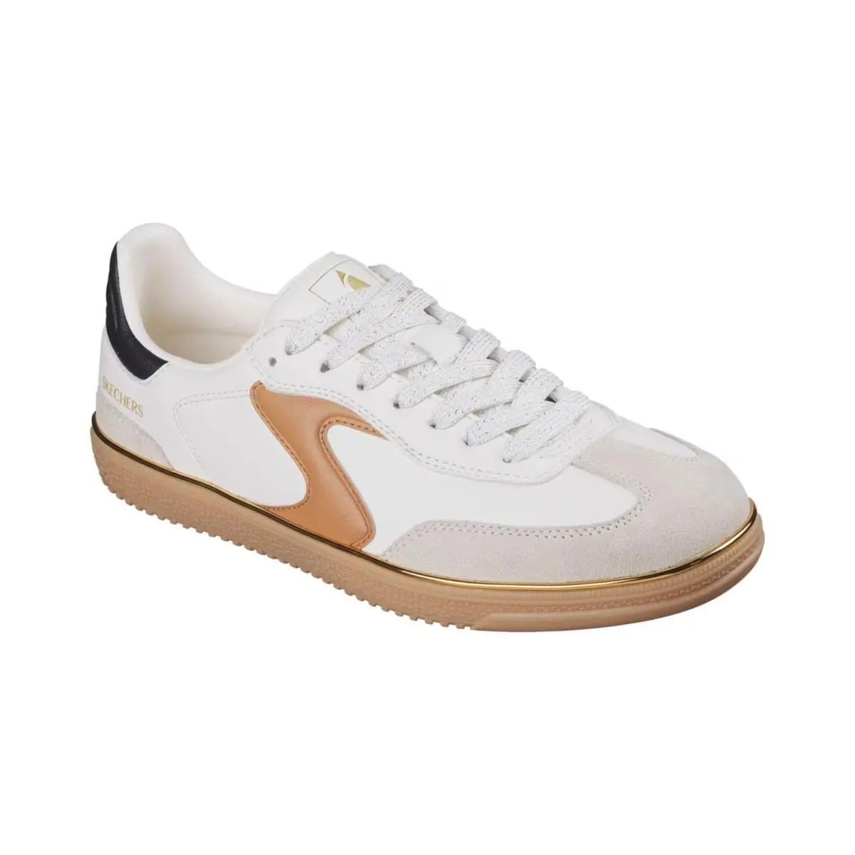 Women`s  Hotshot - Living Luxe Casual Sneakers Natural Brown by Skechers