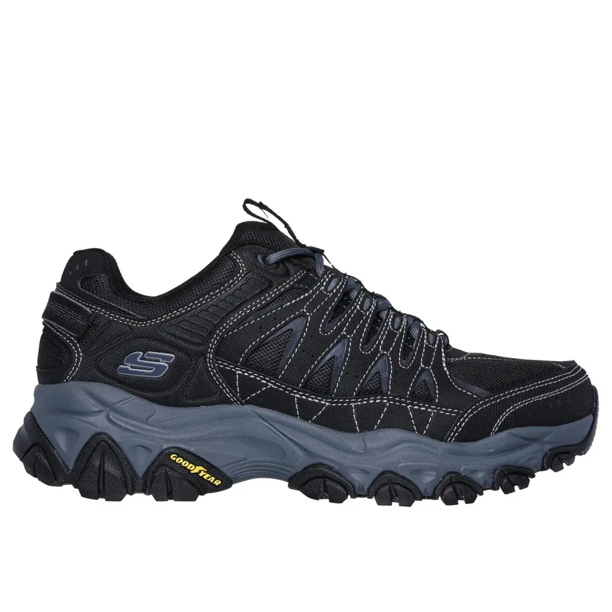 Men`s Skechers After Burn M Fit 2.0 Hiking Extra Wide Width - Black
