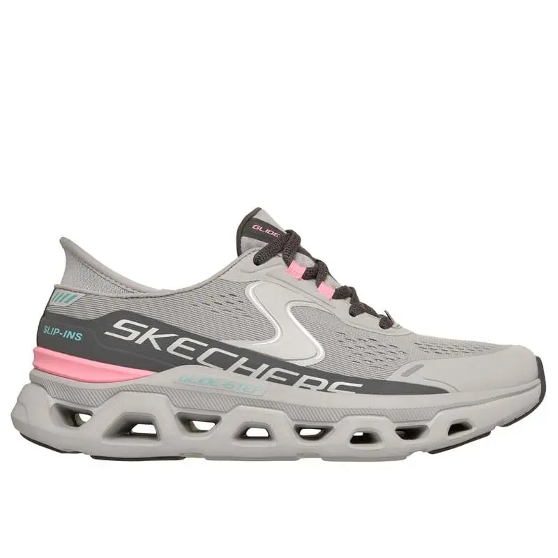 Skechers Glide-step Atlus Hands Free Slip-ins Gypk 9 Gray/pink