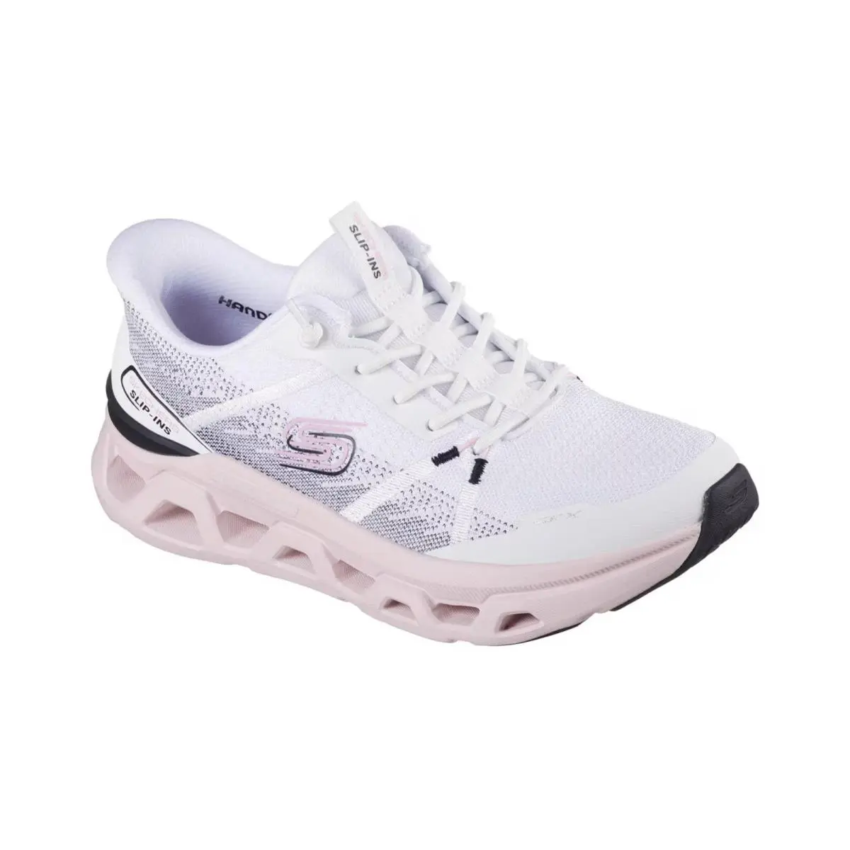 Skechers Slip-ins: Glide-step Altus Fast Lane Athletic Walking Sneakers White Black P